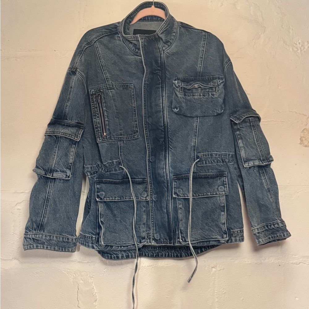 Urban Revivo Cargo Denim Jacket